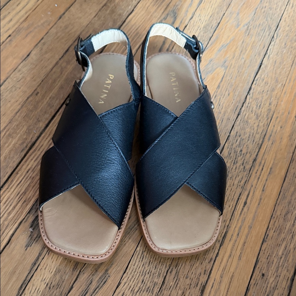 Patina Black Women's Sandals 9
